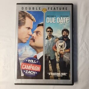 Warner Bros DVD Double Feature The Campaign Due Date Will Ferrell Zach Galifiana